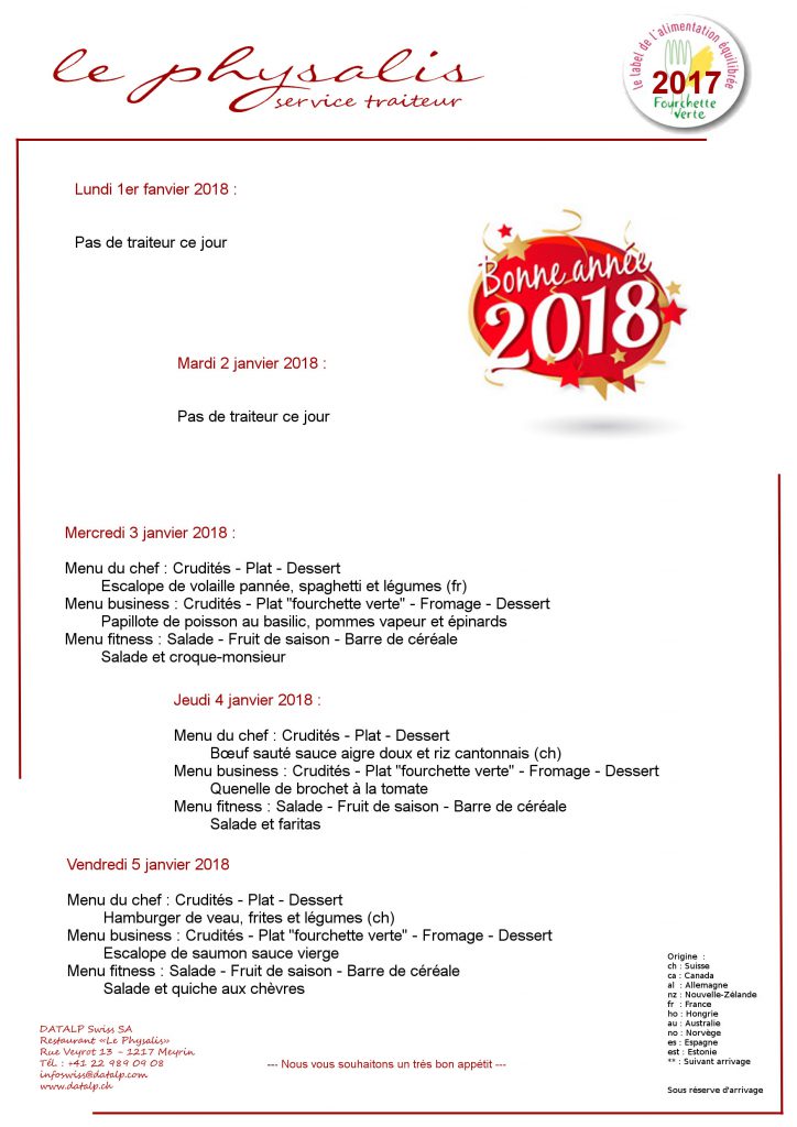 2018-01 menu traiteur
