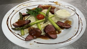 magret risotto asperges
