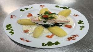 saumon epinards